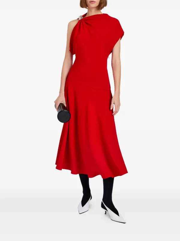 sachin and babi light blue dress Luxury Turquoise Long Sleeve Evening Dress with Overskirt SS183 – Sharon  Said main image 1