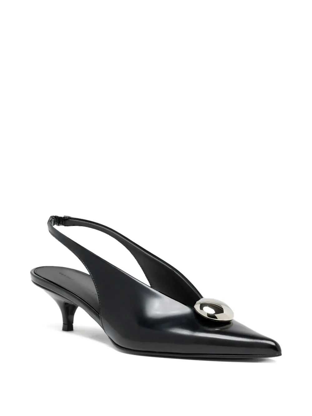 Proenza Schouler Pumps met leren hak Zwart