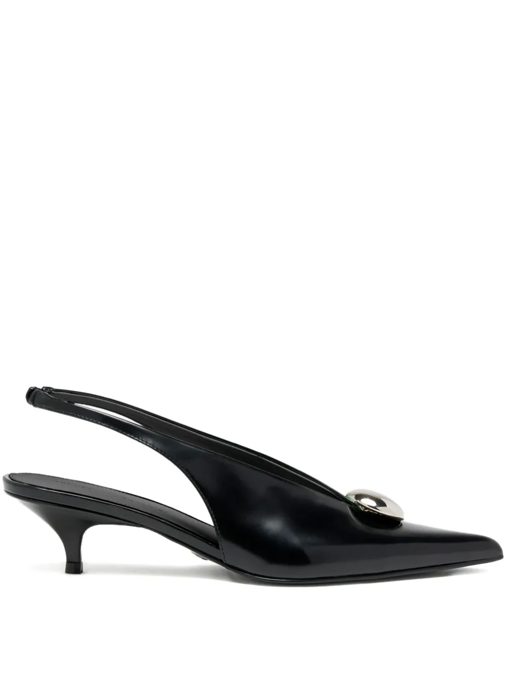 Proenza Schouler Pumps met leren hak Zwart