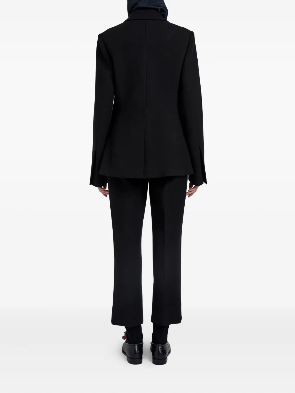 Proenza Schouler Blazer met klepzakken en knopen Zwart