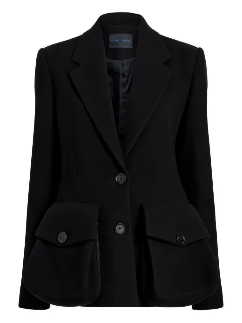 Proenza Schouler flap-pockets buttoned blazer