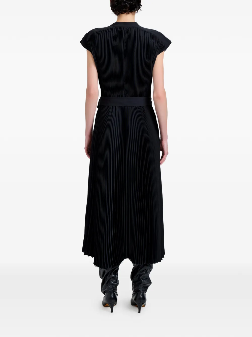 Farah Pleated Midi Dress