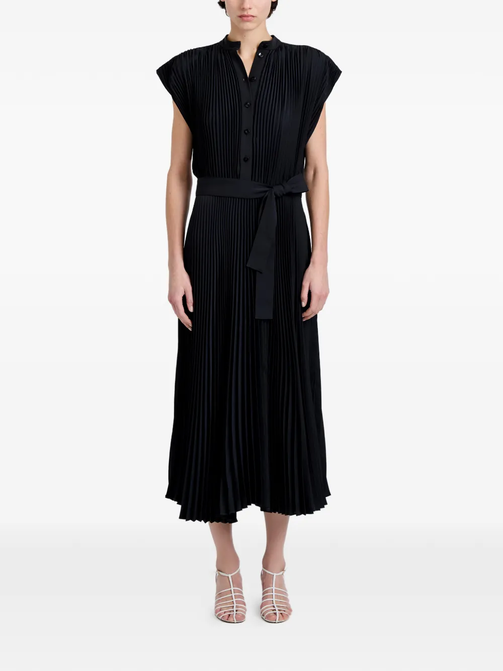 Farah Pleated Midi Dress