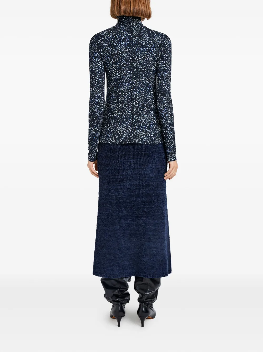 Proenza Schouler White Label Audrey top met col Blauw