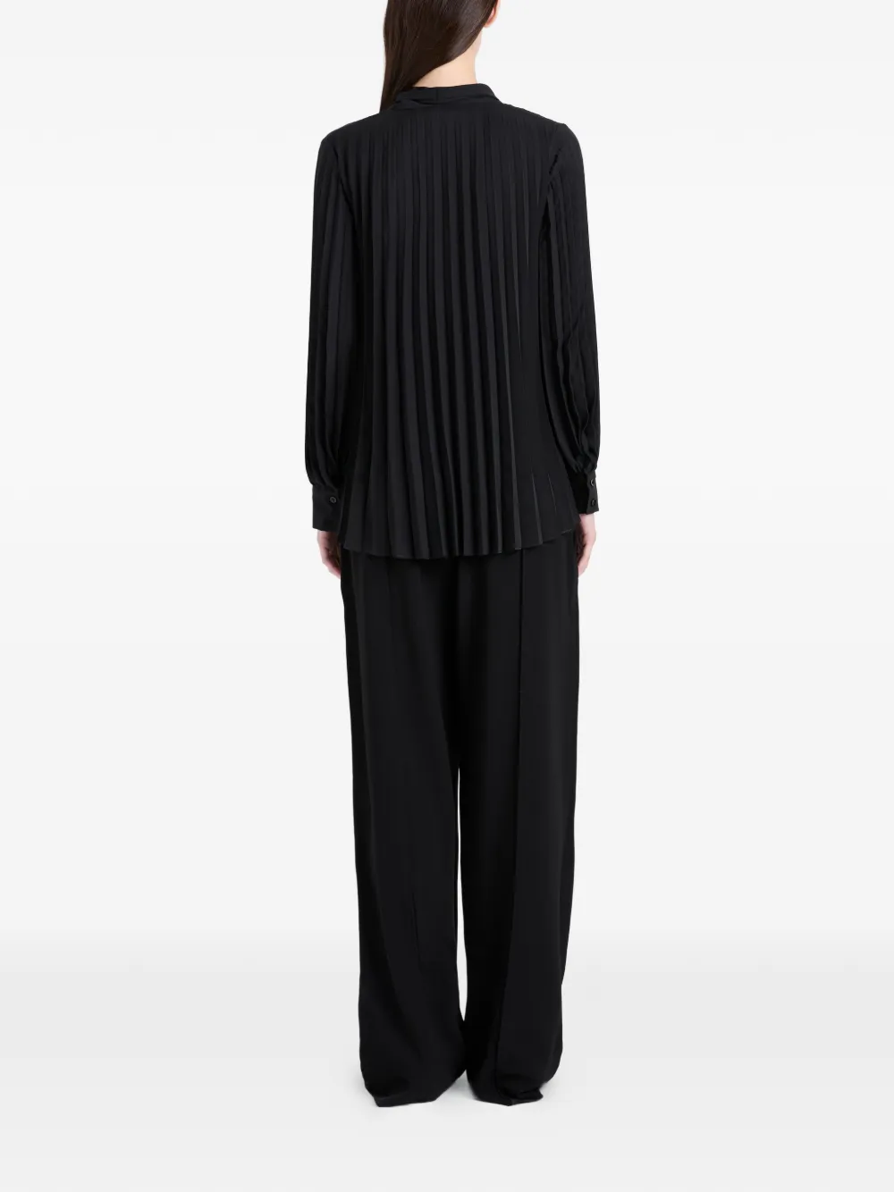 Proenza Schouler Soomin blouse met gestrikte hals Zwart