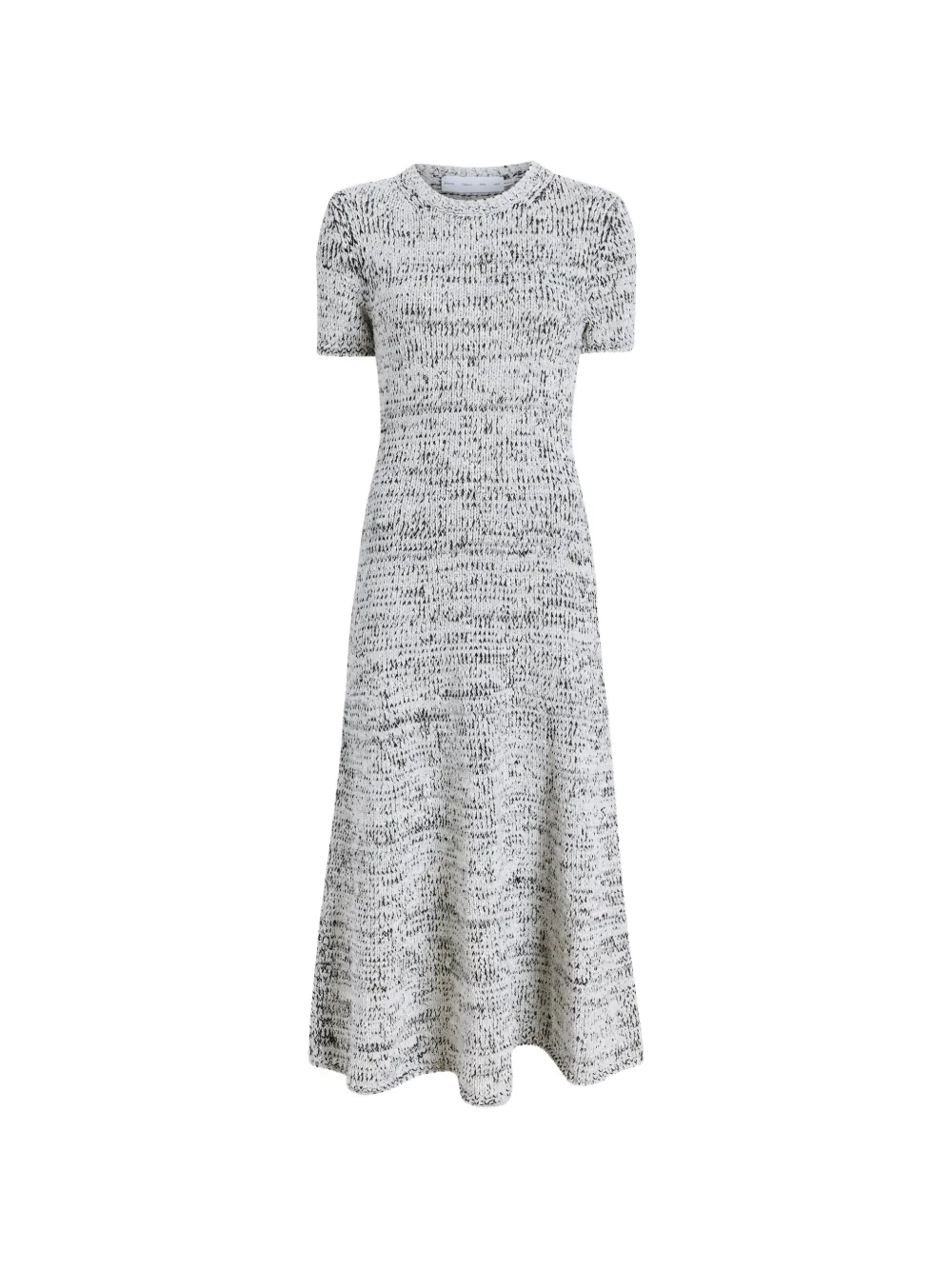 Proenza Schouler White Label Gebreide midi-jurk met korte mouwen Grijs