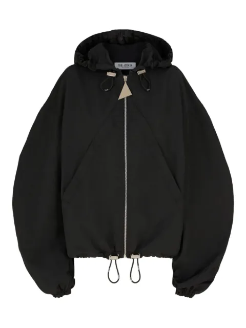 The Attico hooded patch-pocket bomber jacket