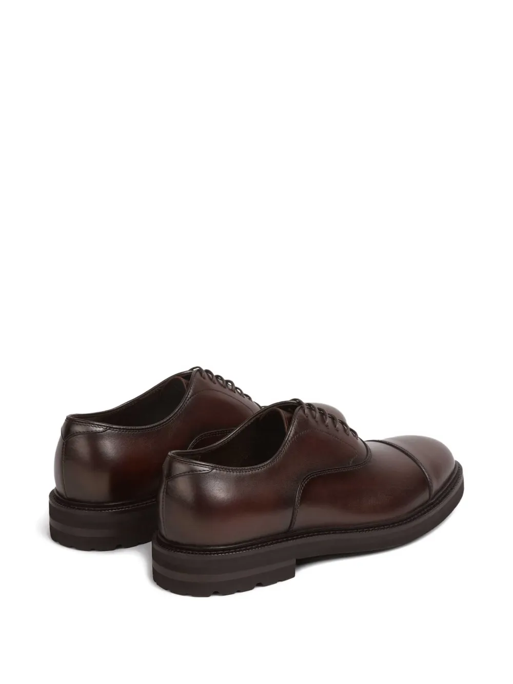 Henderson Baracco leather Derby shoes Brown
