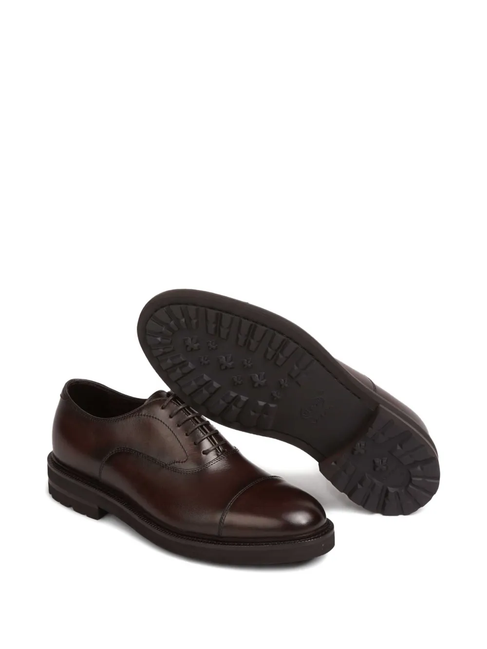 Henderson Baracco leather Derby shoes Brown