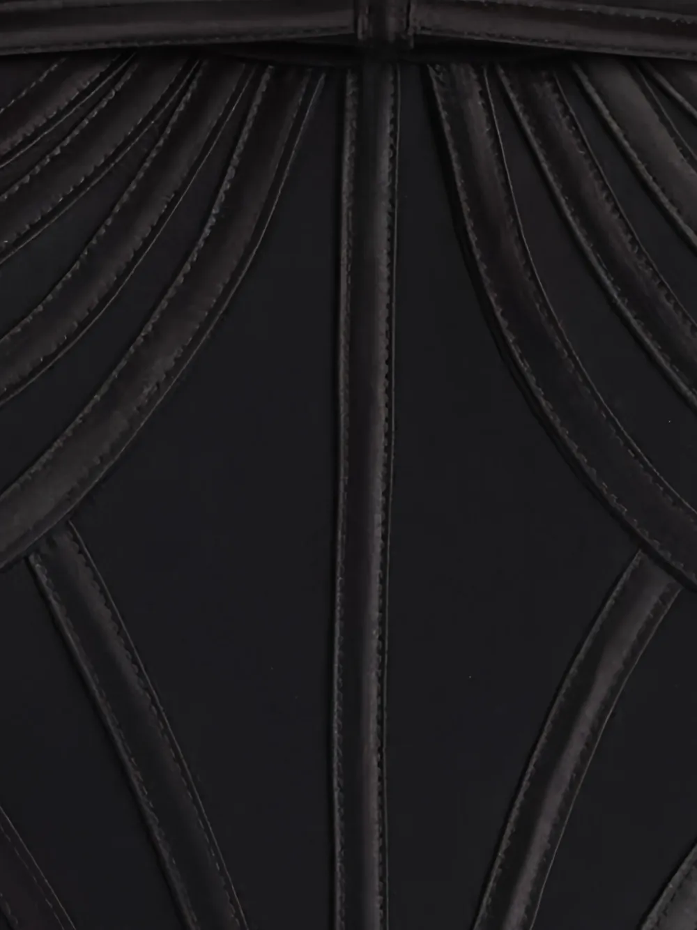 Tadashi Shoji Off-shoulder Panelled Gown In Black