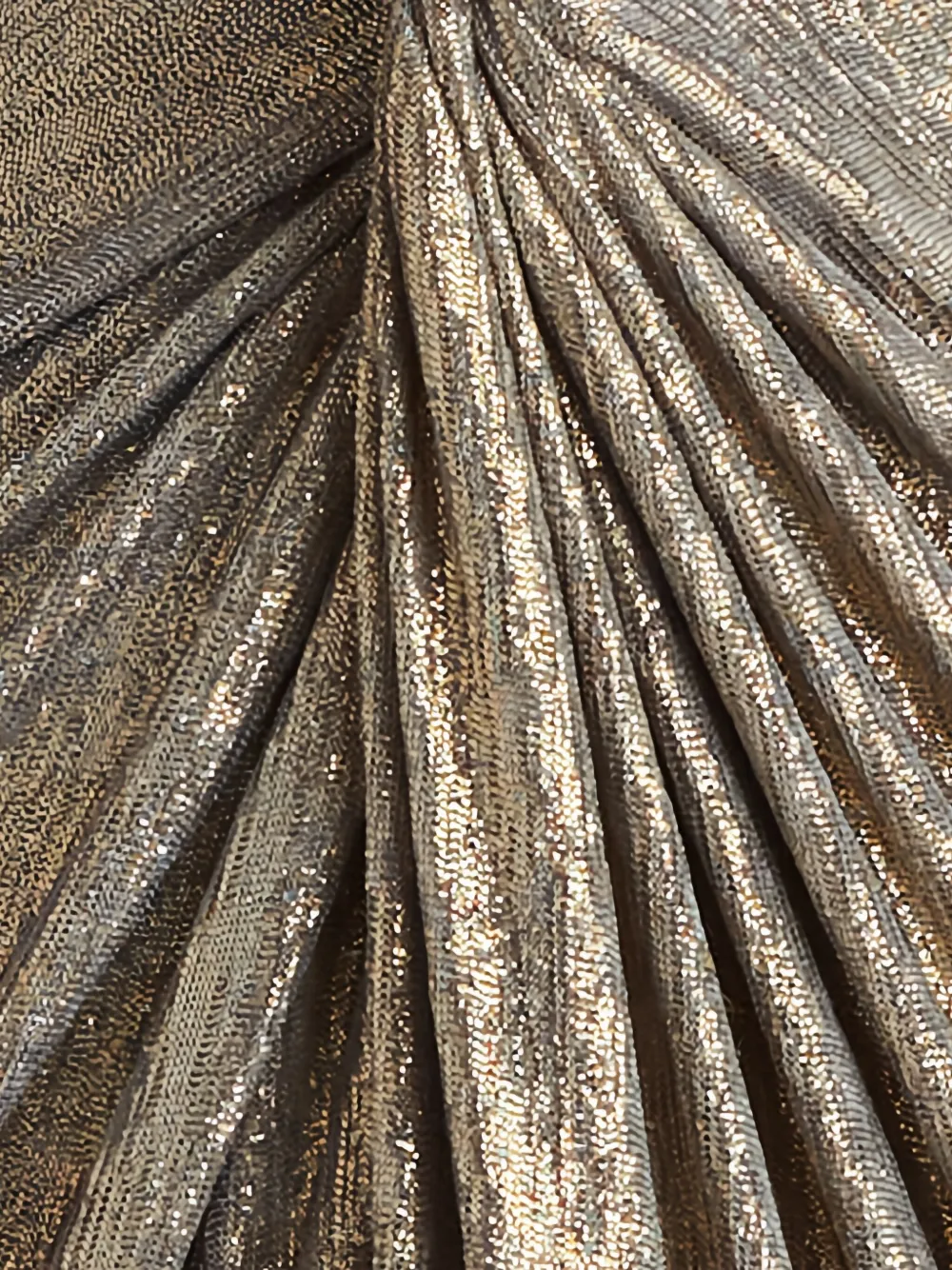 Tadashi Shoji Pleated Knot-front Maxi Dress In Gray