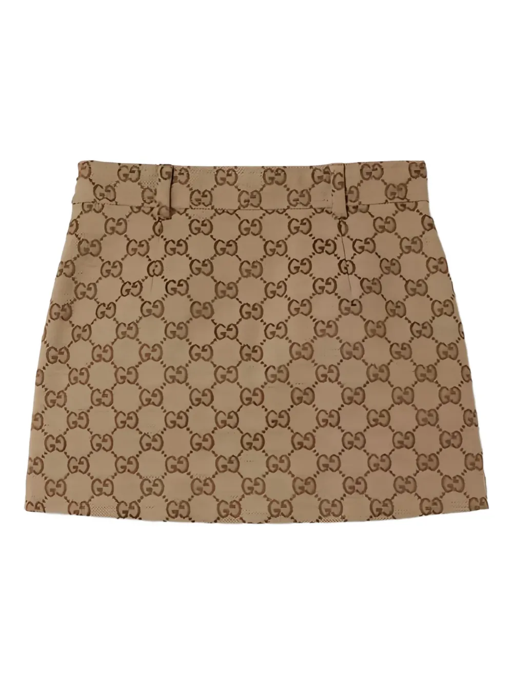 Gucci Kids GG-pattern pleated skirt - ブラウン Gucci Kids GG-pattern pleated skirt - ブラウン