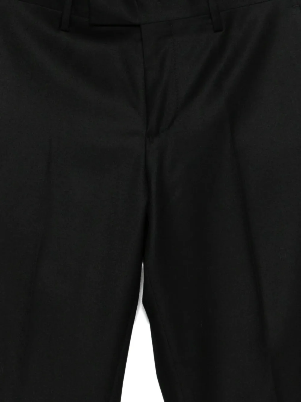 Lardini Pressed-crease Trousers In Black