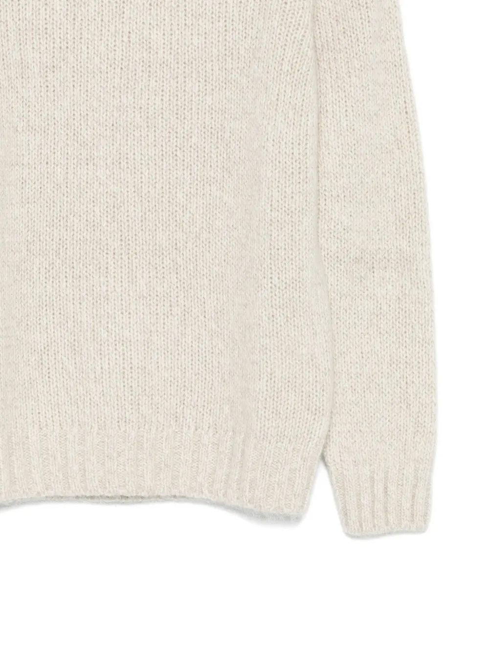 Lardini Virgin Wool Sweater In Neutral