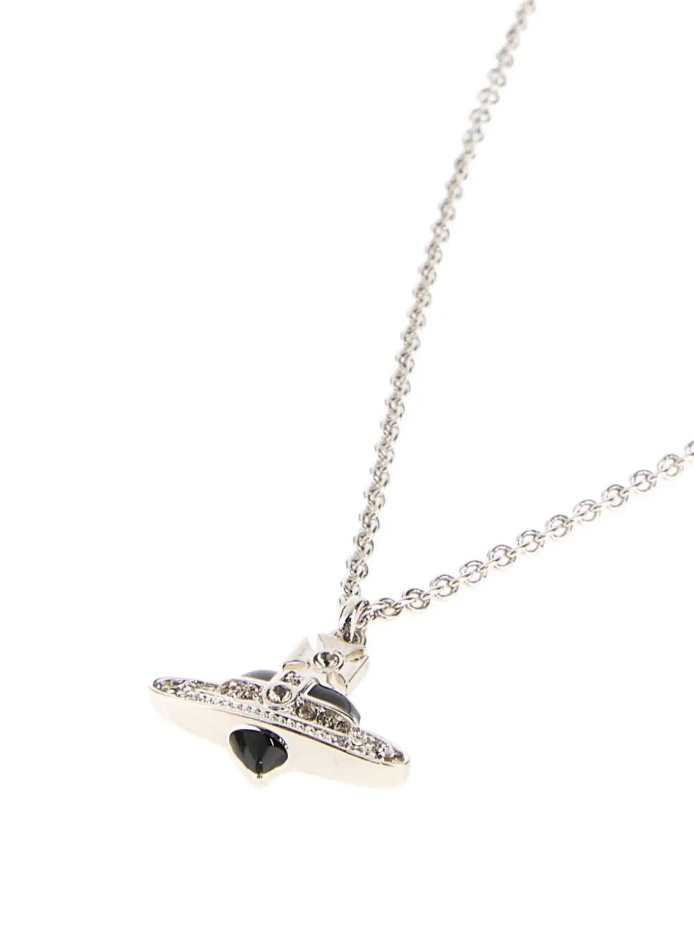 Vivienne Westwood heart-pendant necklace - Zilver