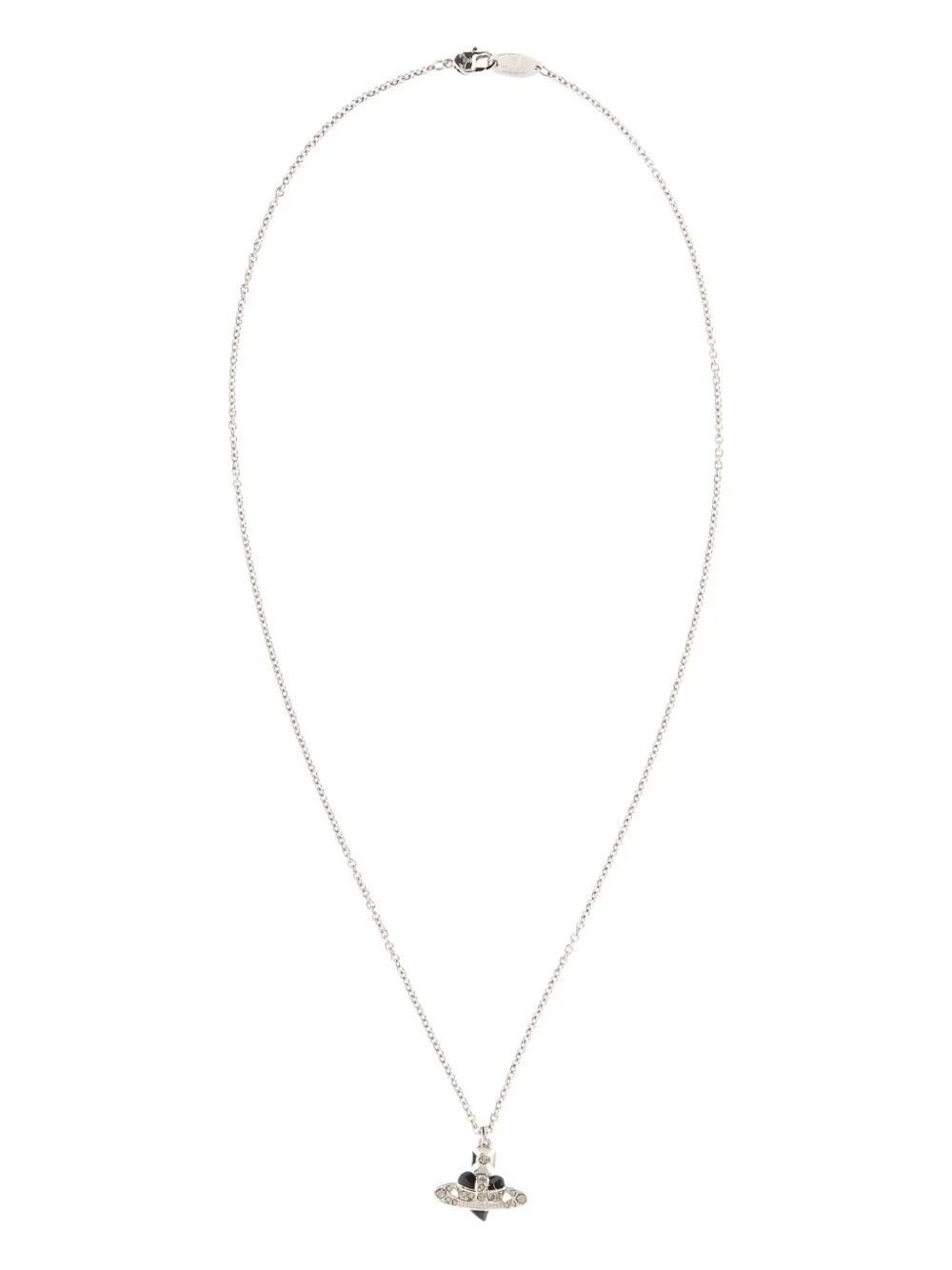 Vivienne Westwood heart-pendant necklace - Argento