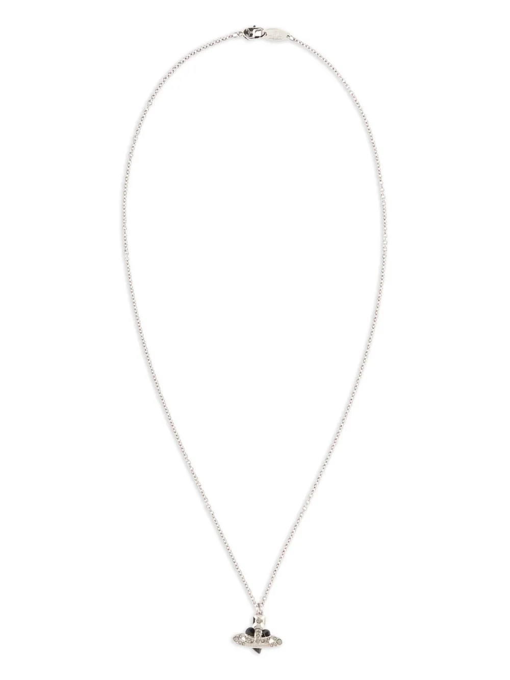 Vivienne Westwood heart-pendant necklace - Argento