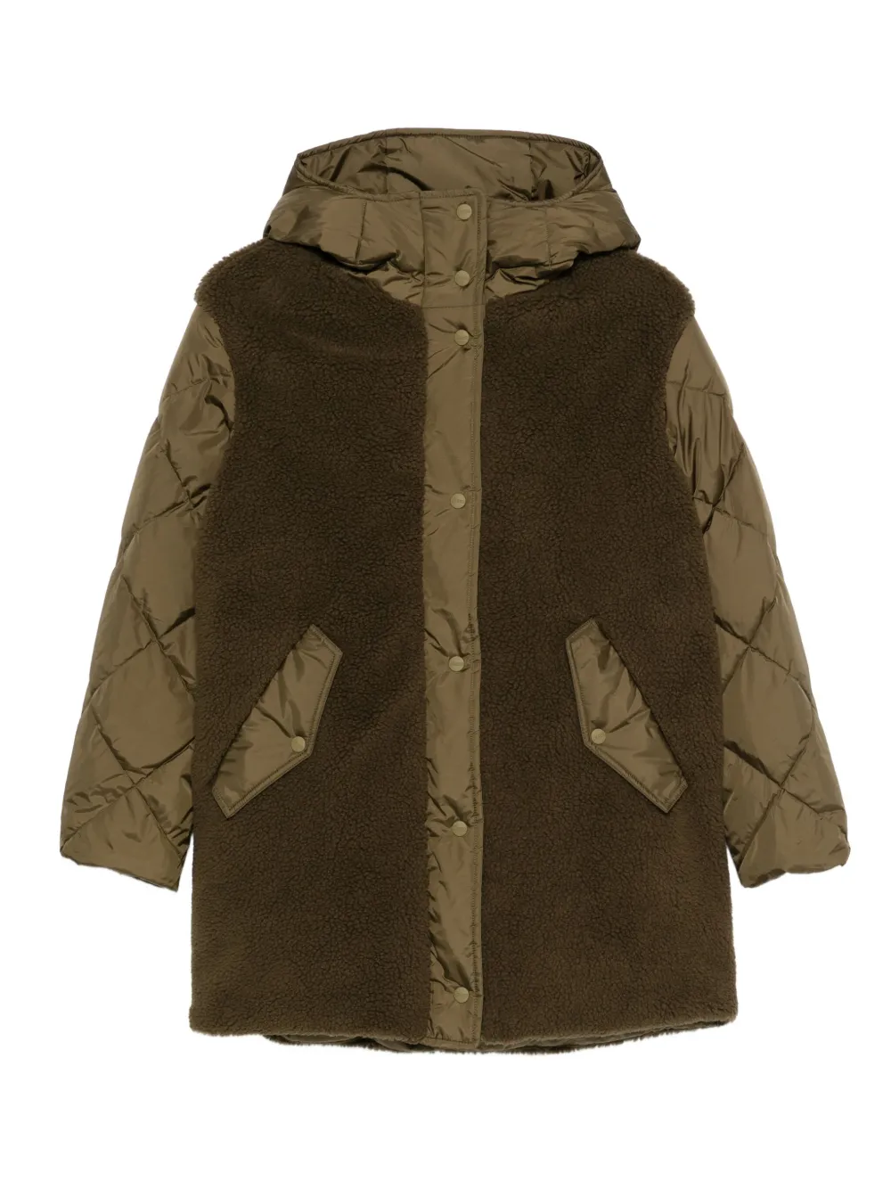 Herno quilted fleece jacket | Green | Image 1