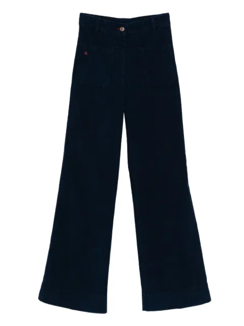 Victoria Beckham corduroy front-pocket trousers