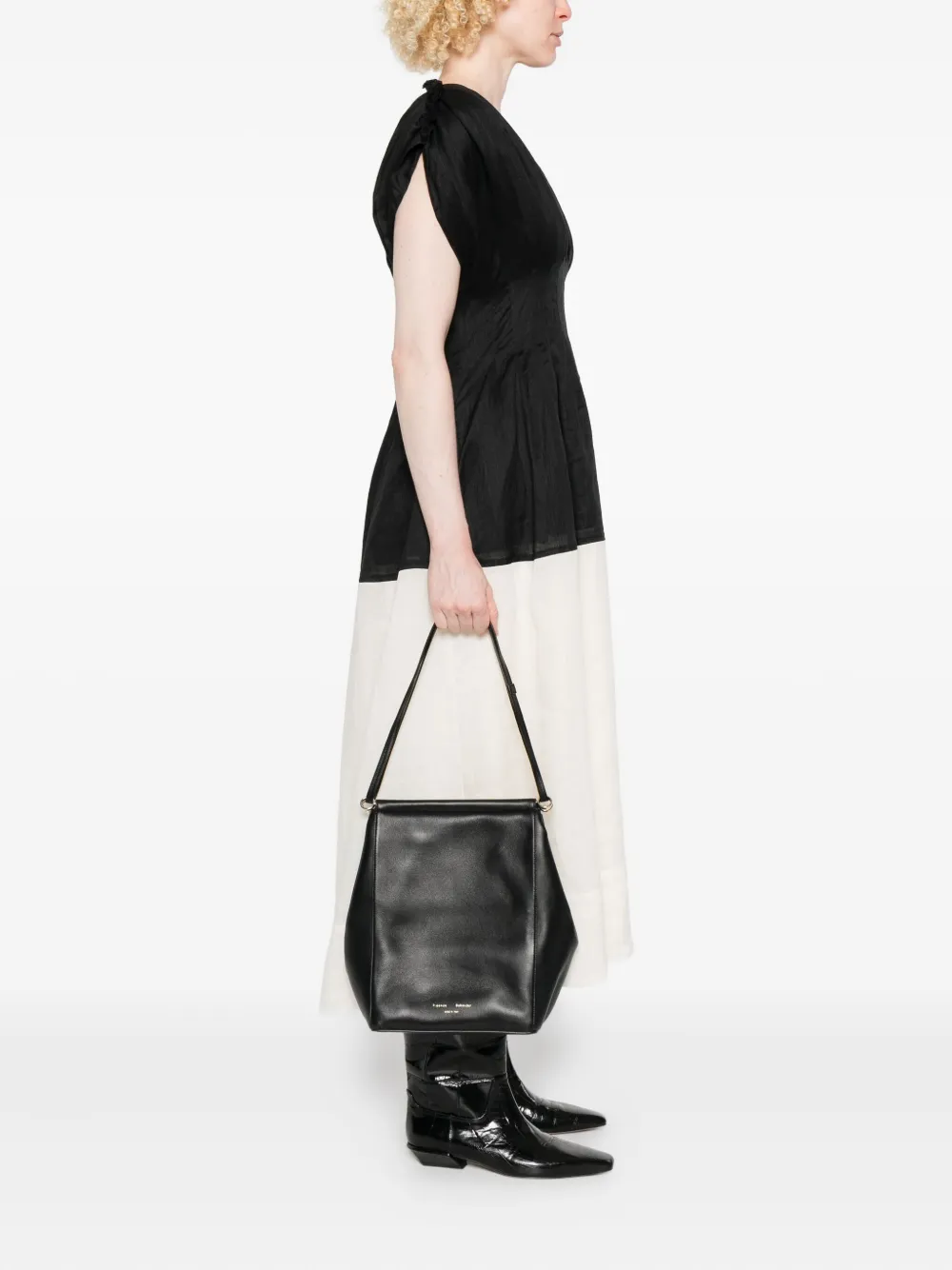 Proenza Schouler Reade leather shoulder bag - Zwart