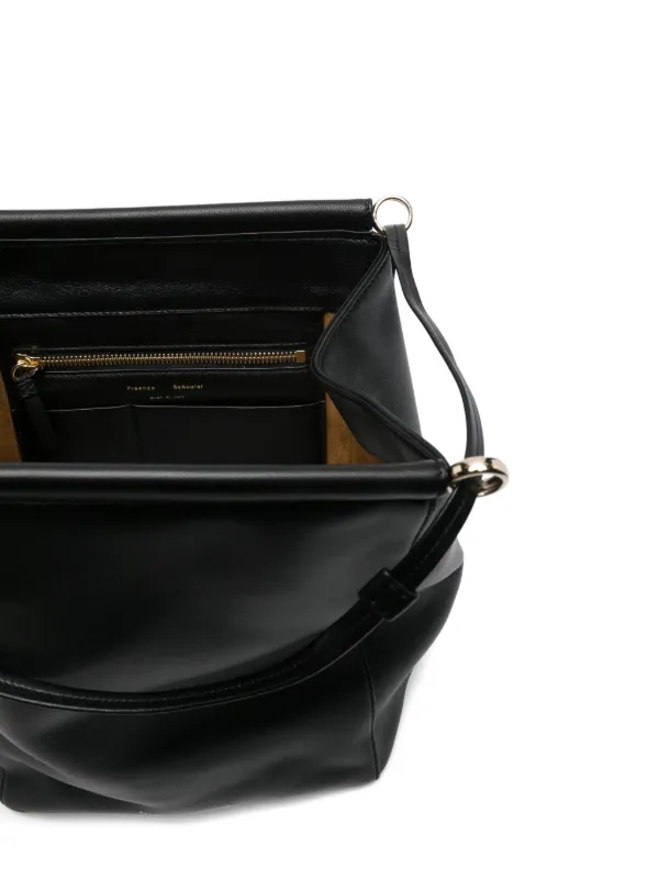 Proenza Schouler Reade Leather Shoulder Bag | Black | FARFETCH
