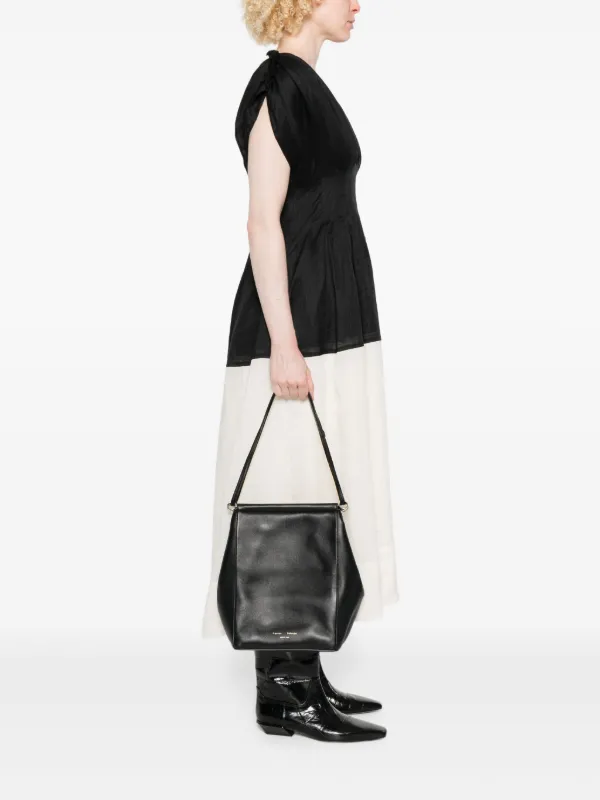 Proenza Schouler Reade Leather Shoulder Bag | Black | FARFETCH