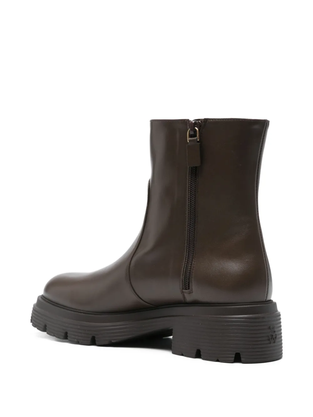 Stuart Weitzman Leren laarzen Bruin