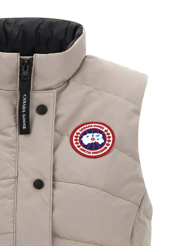 Canada Goose Freestyle Quilted logo-patch Gilet Neutrals