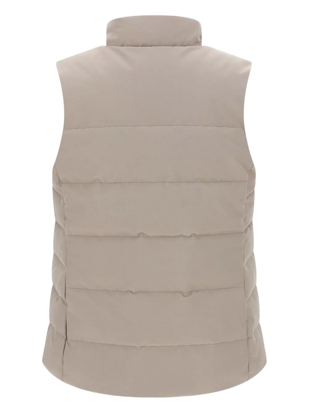 Canada Goose Dove Grey Polyester Blend Freestyle Crew Sleeveless Down Jacket In Neutral