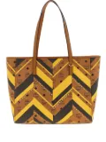 MCM Medium Toni geometric-pattern tote bag - Brown