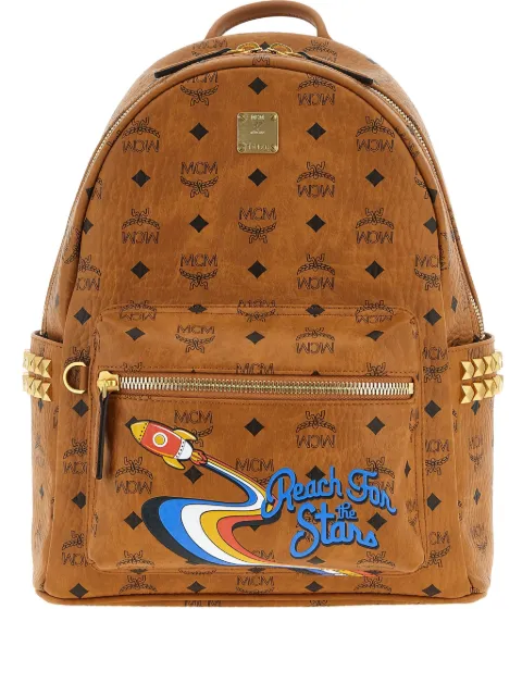 MCM mochila con monograma Visetos