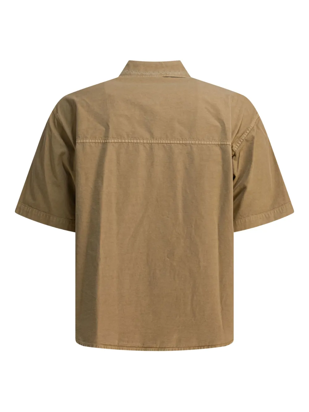 Auralee double-pocket cotton shirt - Beige