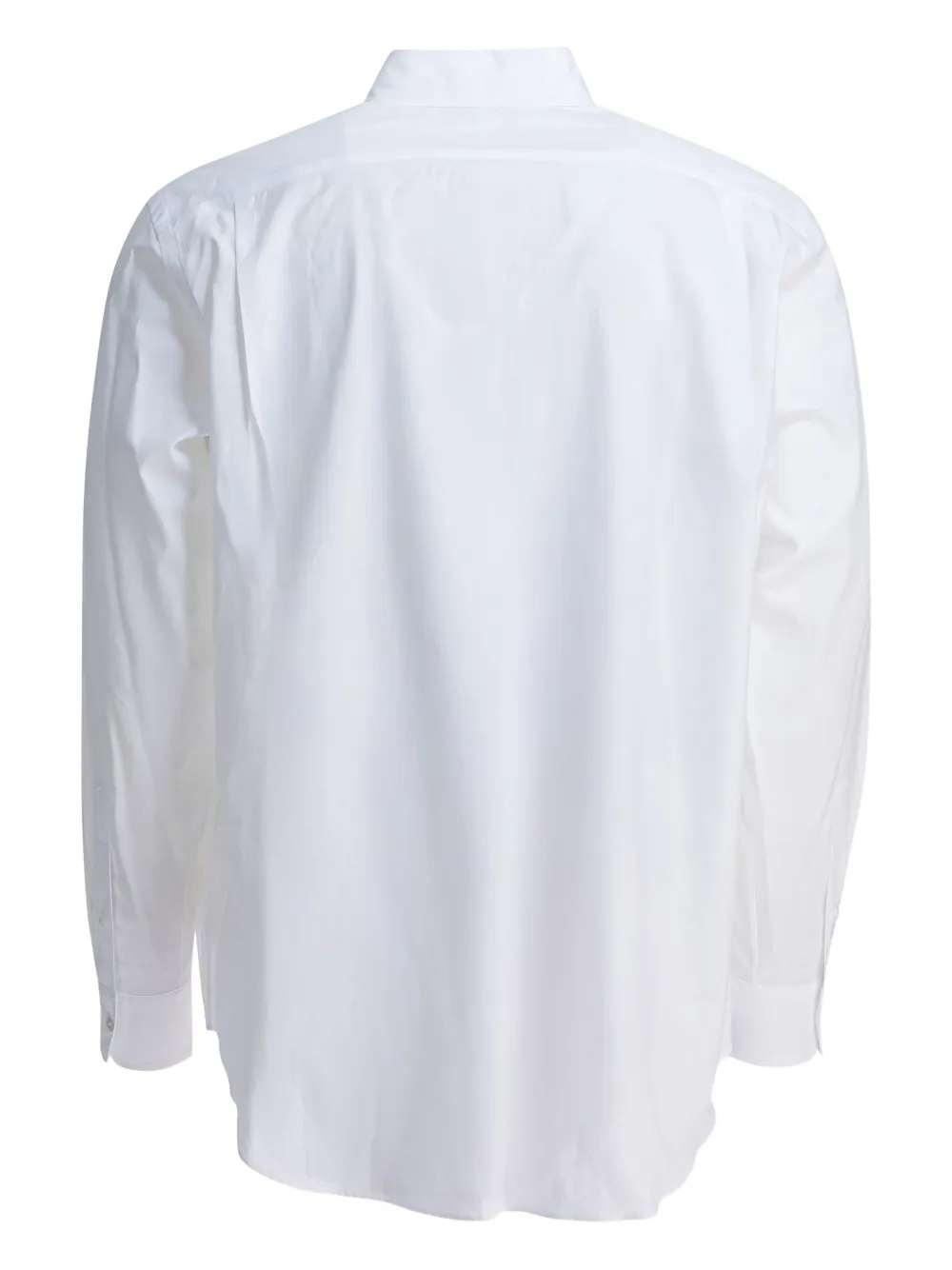 Auralee long-sleeve cotton shirt - Wit