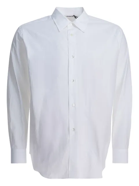 Auralee long-sleeve cotton shirt
