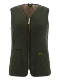 Barbour quilted diamond-pattern gilet - Green
