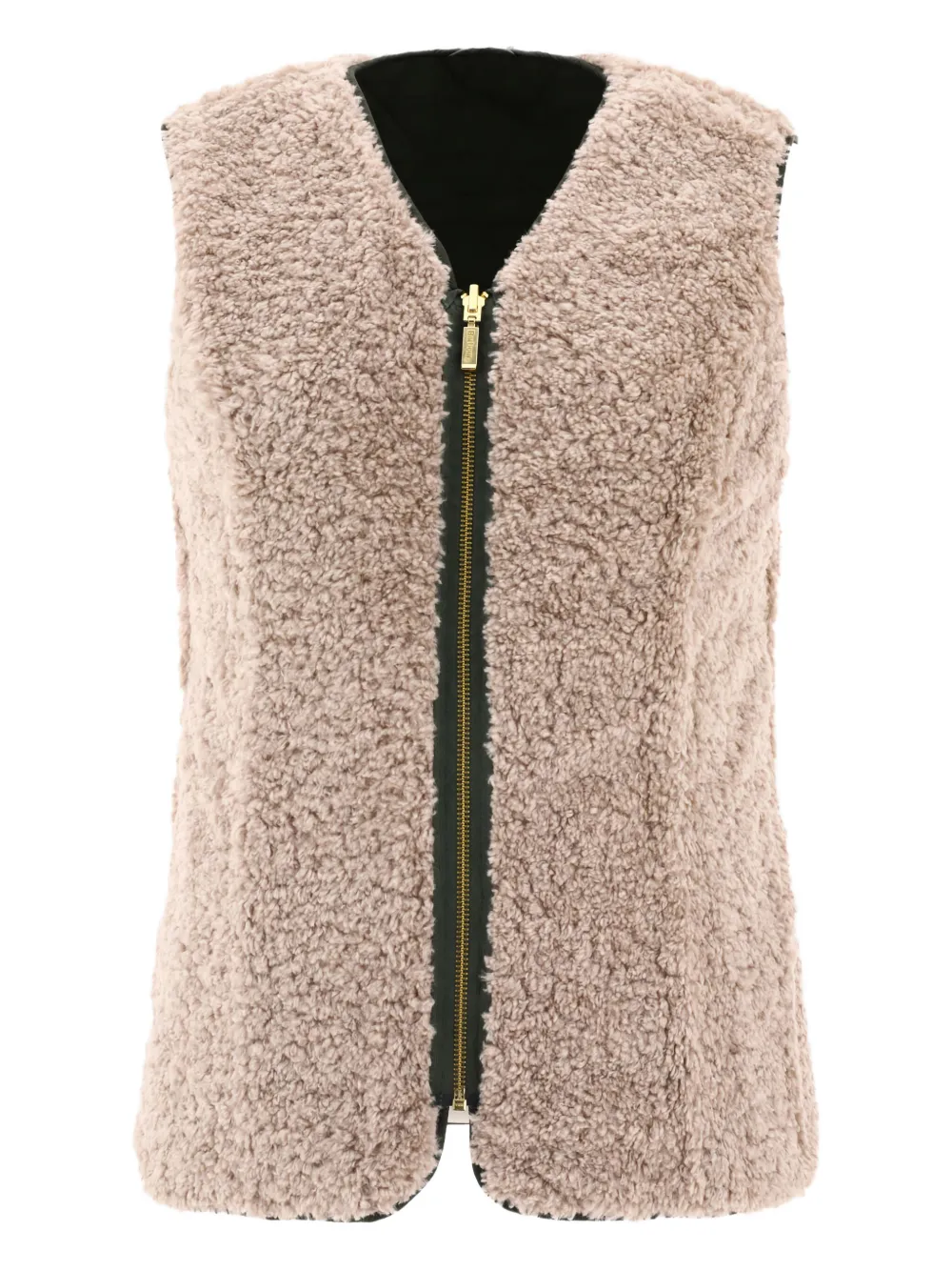 Barbour Quilted Diamond-pattern Gilet In Green