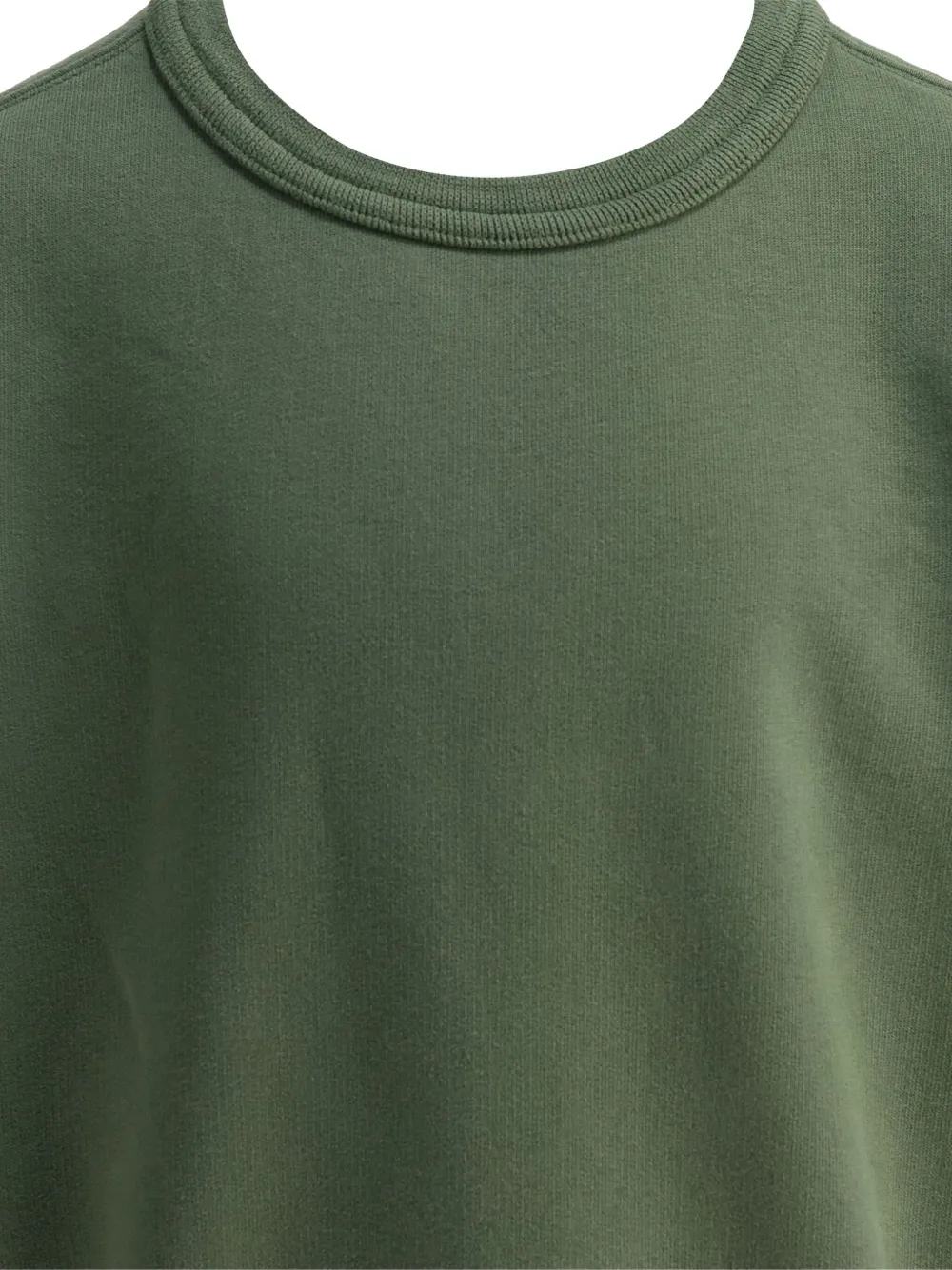 Stone Island Junior Sweater met logopatch Groen