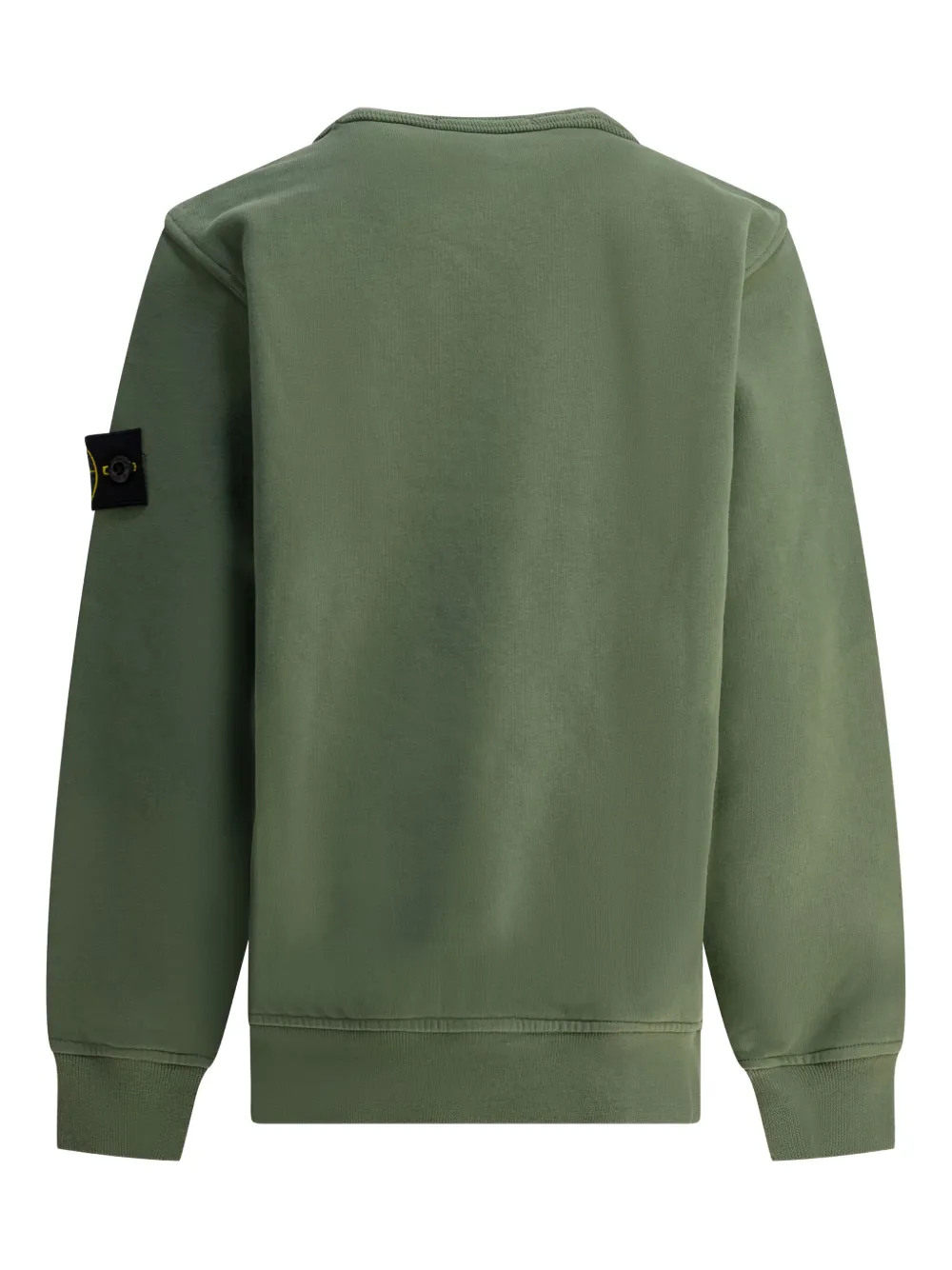 Stone Island Junior logo-patch crew-neck sweatshirt | Boys Hoodies & Sweatshirts | Image 2
