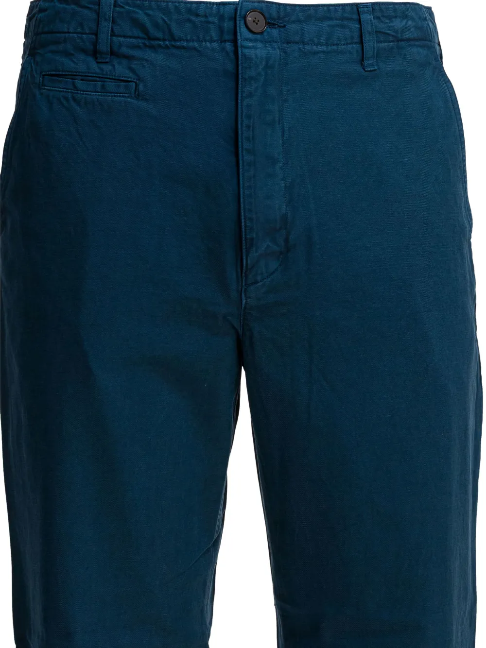 Auralee Katoenen straight broek Blauw