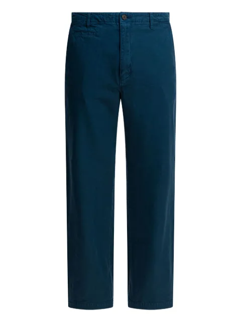 Auralee straight-leg cotton trousers