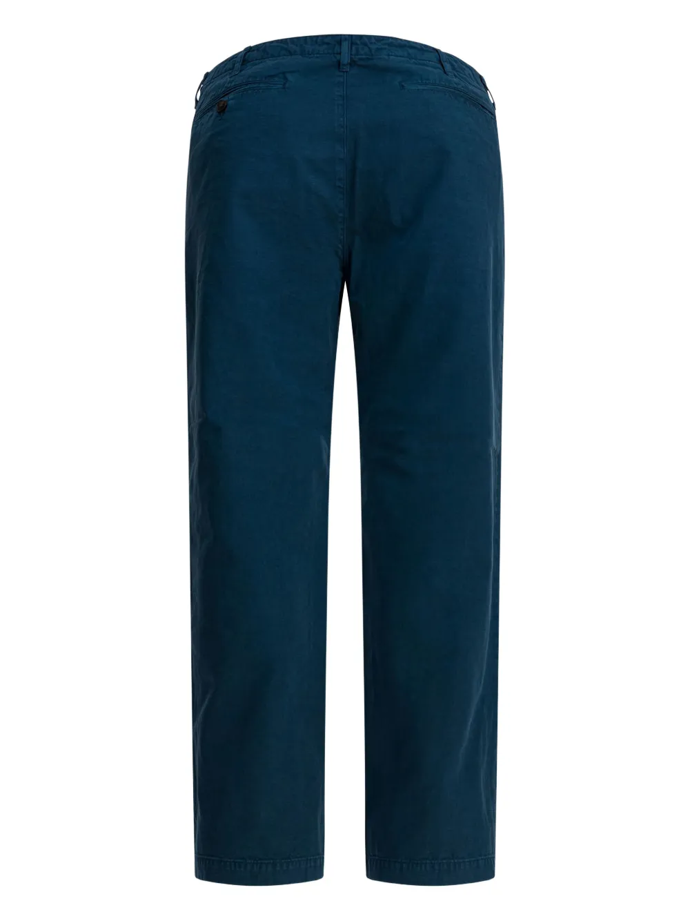 Auralee straight-leg cotton trousers - Blauw