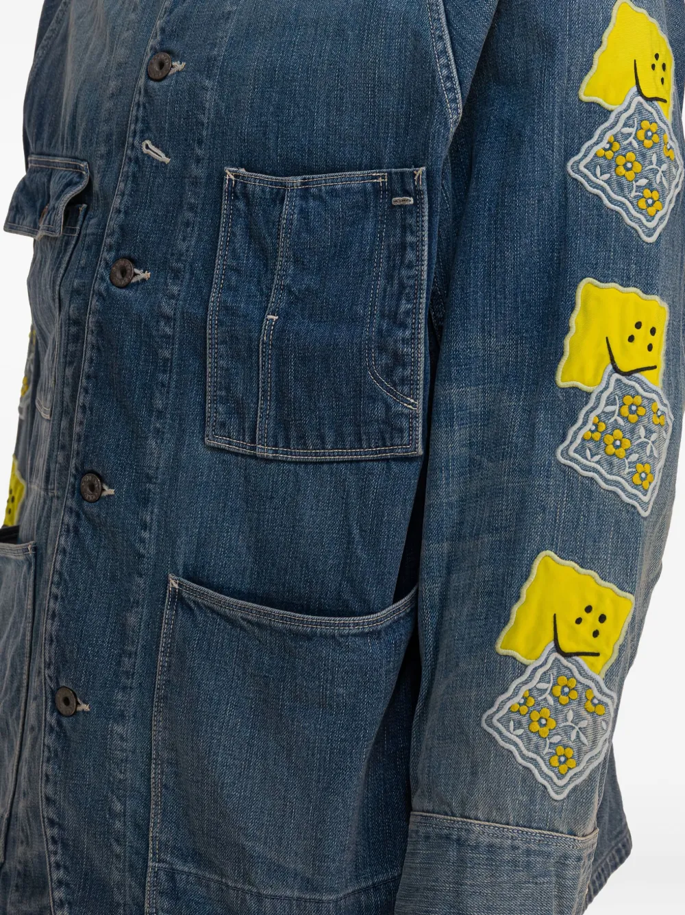 KAPITAL embroidered patch-pocket denim jacket | Denim Jackets | Image 2