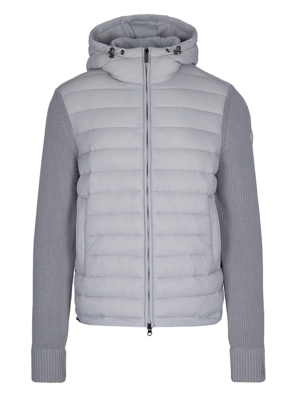 Colmar quilted knitted-sleeve down jacket | Grey | Image 1