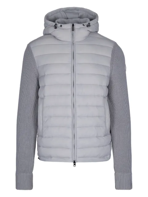 Colmar quilted knitted-sleeve down jacket