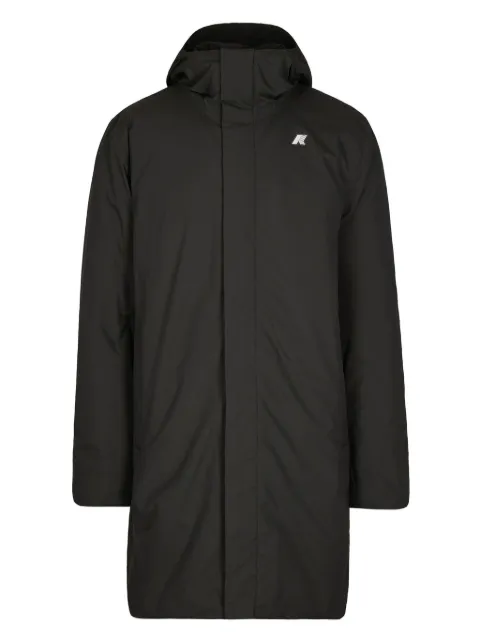 K-Way hooded long-sleeves coat