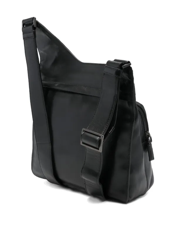 Prada レザーショルダーバッグ | ブラック | FARFETCH JP