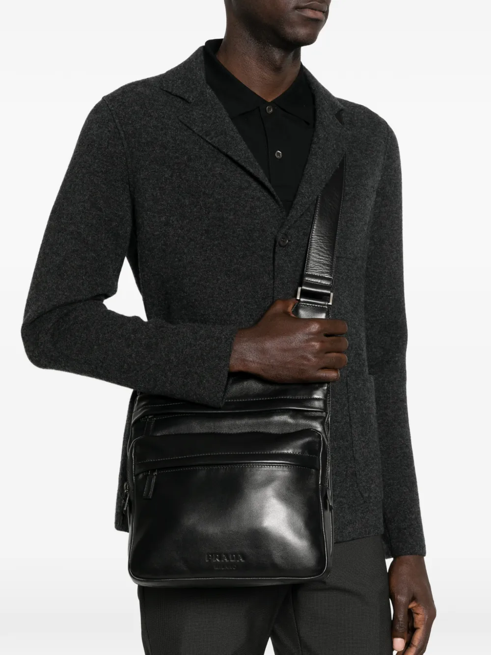 Prada sac porté épaule en cuir | Image 2