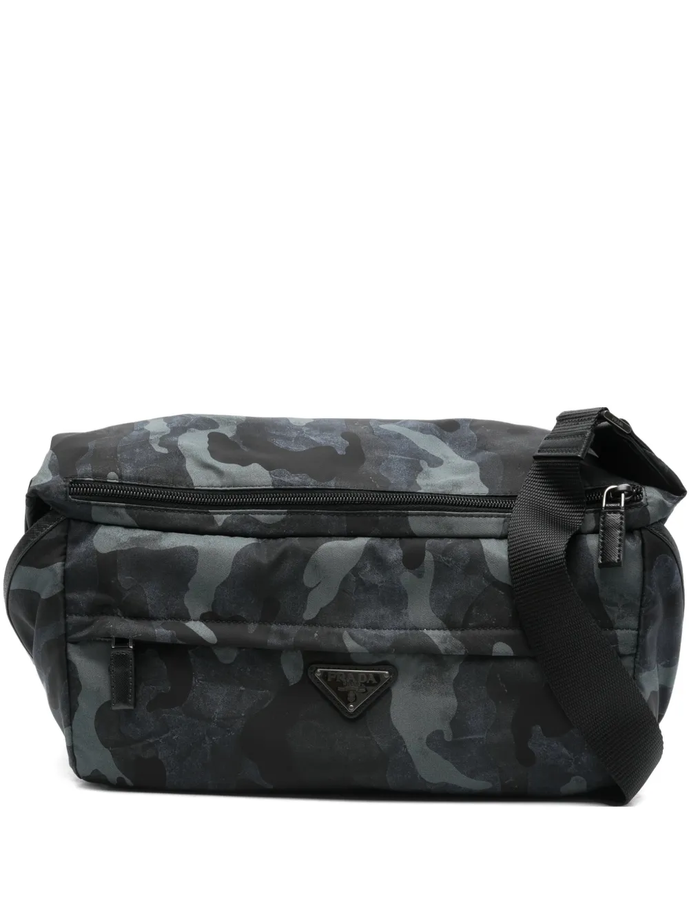 Prada camouflage-print shoulder bag | Black | Image 1