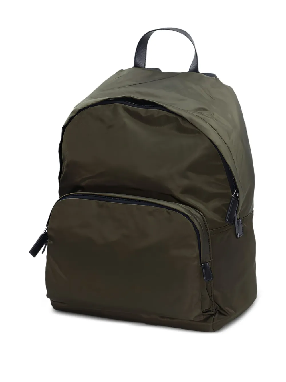 Prada Rugzak met logoplakkaat Groen