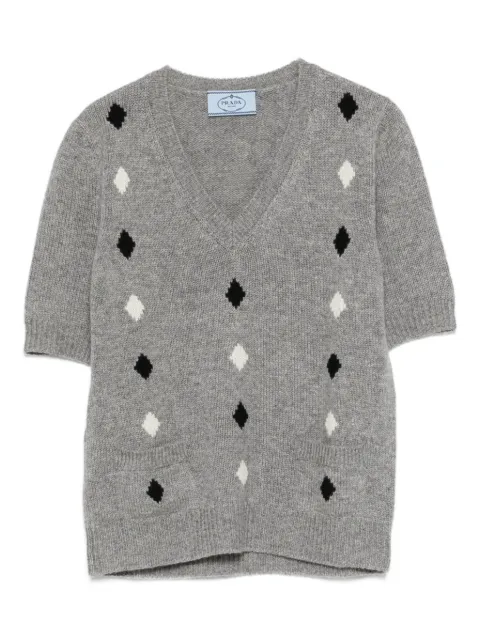 Prada V-neck T-shiry